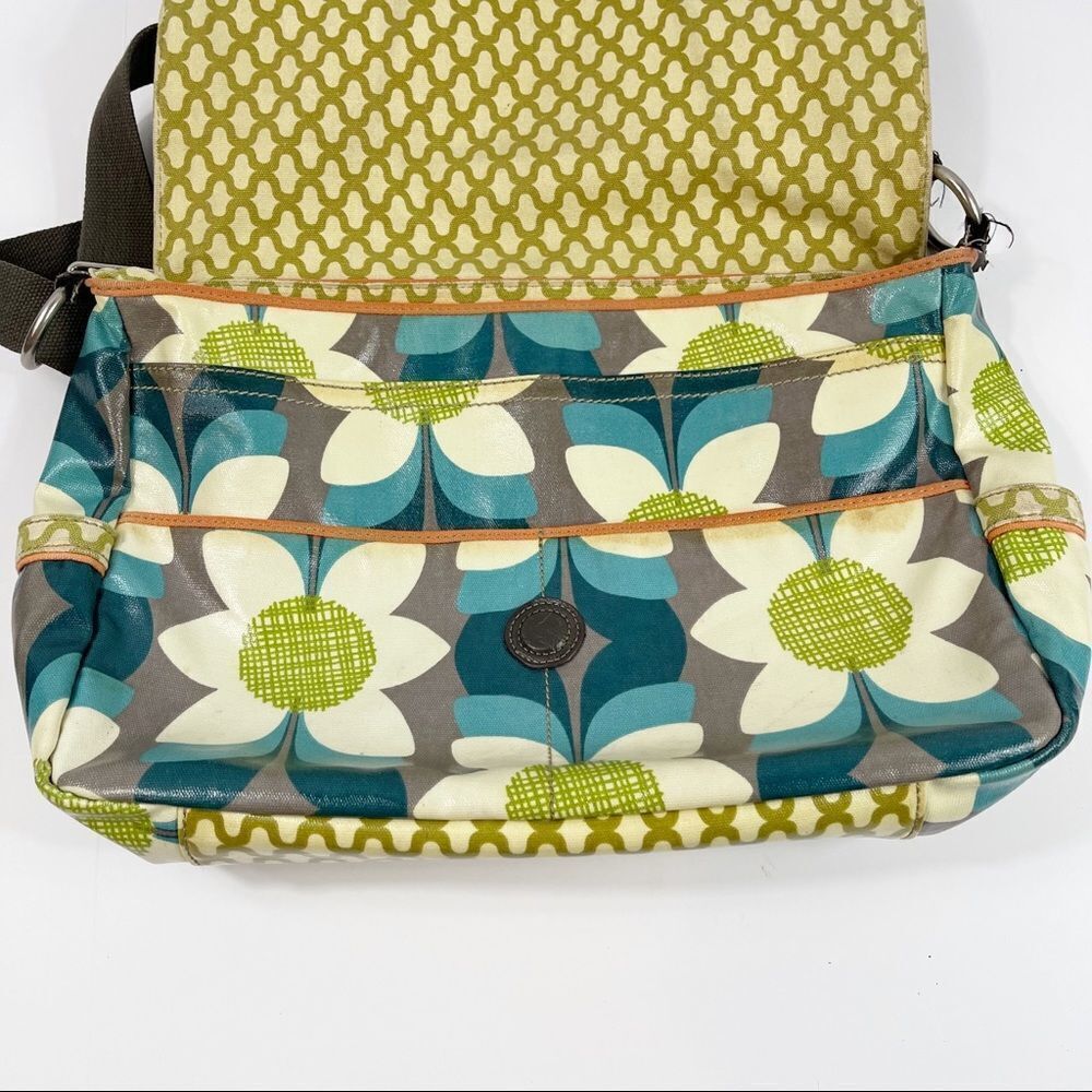 Vintage Fossil Key Per Whimsical Waxed Messenger … - image 2